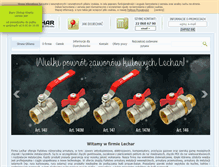 Tablet Screenshot of lechar.com.pl